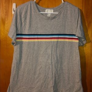 Soft, colorful stripe shirt!